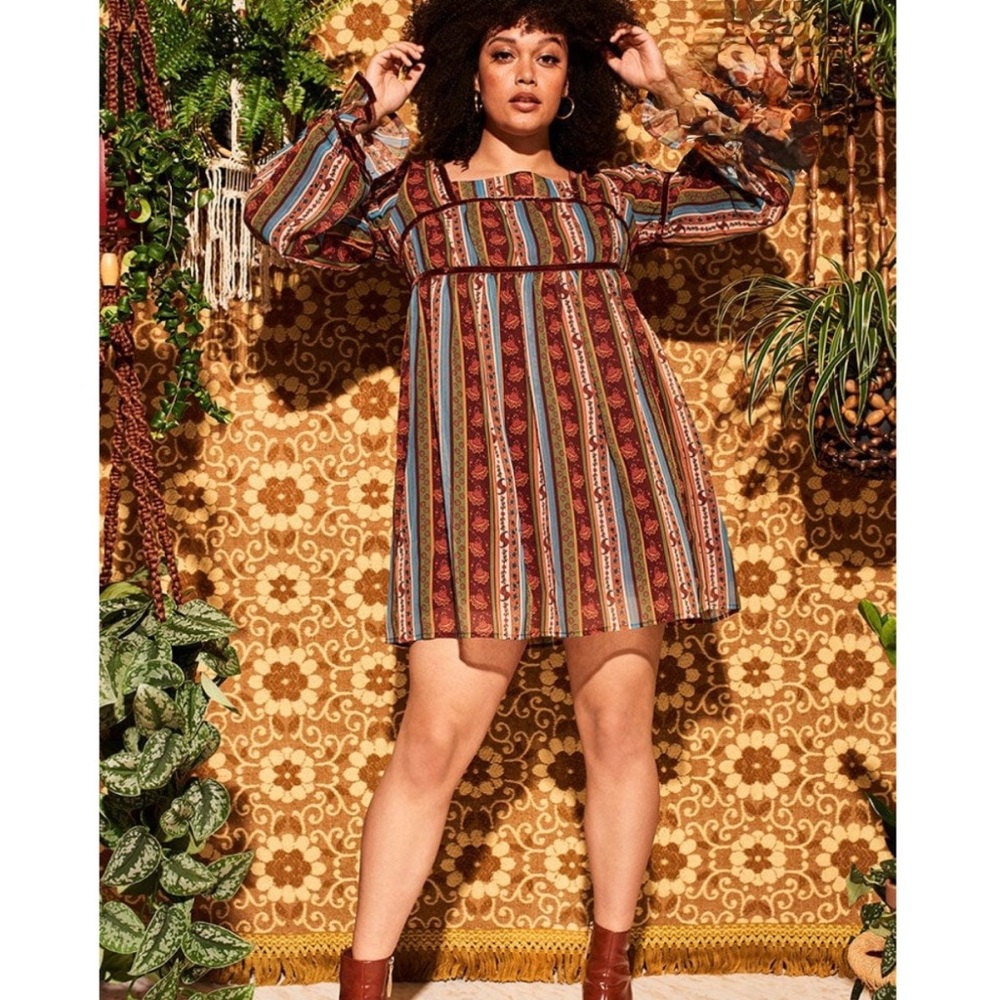 The Hippie Shake Tiny Dancer Mini Dress, Size 12